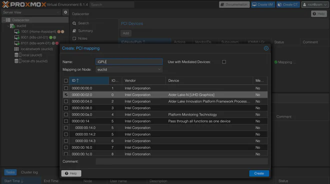 Proxmox VE Resource Mapping