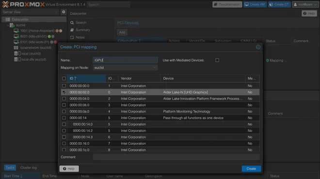 Proxmox VE Resource Mapping