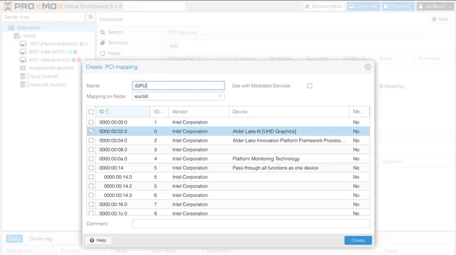 Proxmox VE Resource Mapping