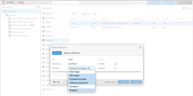 Proxmox VE Snippets